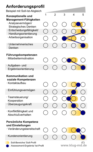 Graphik Beispiel Anforderungsprofil